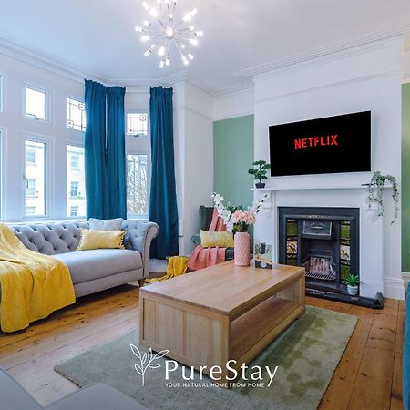 Incredible - Five Bedroom - 7 Actual Beds - 6 Bathroom House By Purestay - Central Bath With Parking Zewnętrze zdjęcie