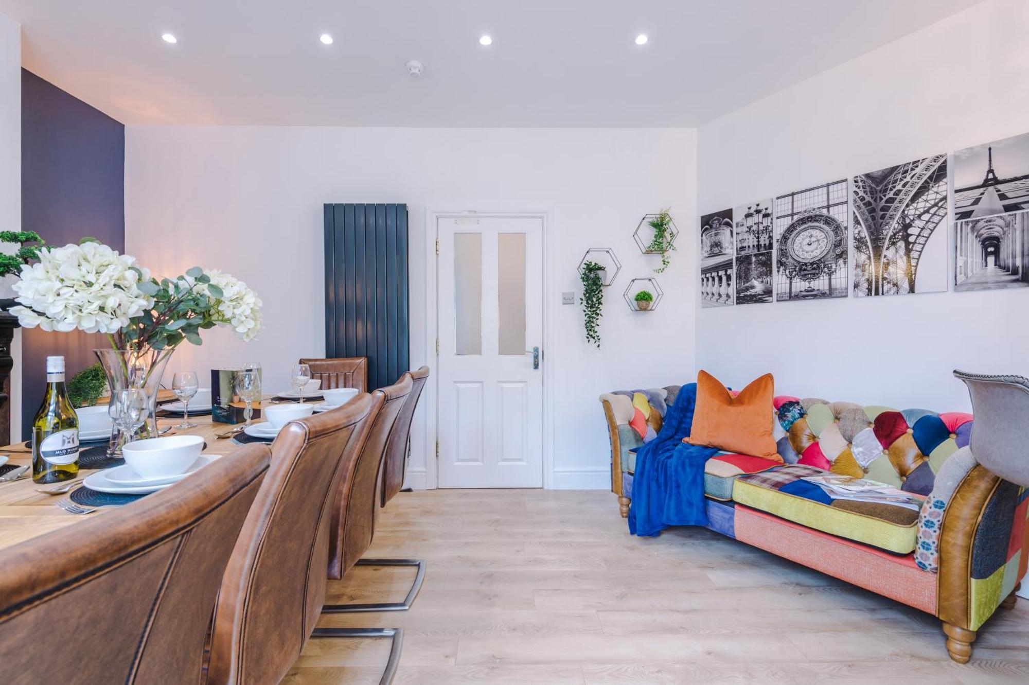 Incredible - Five Bedroom - 7 Actual Beds - 6 Bathroom House By Purestay - Central Bath With Parking Zewnętrze zdjęcie
